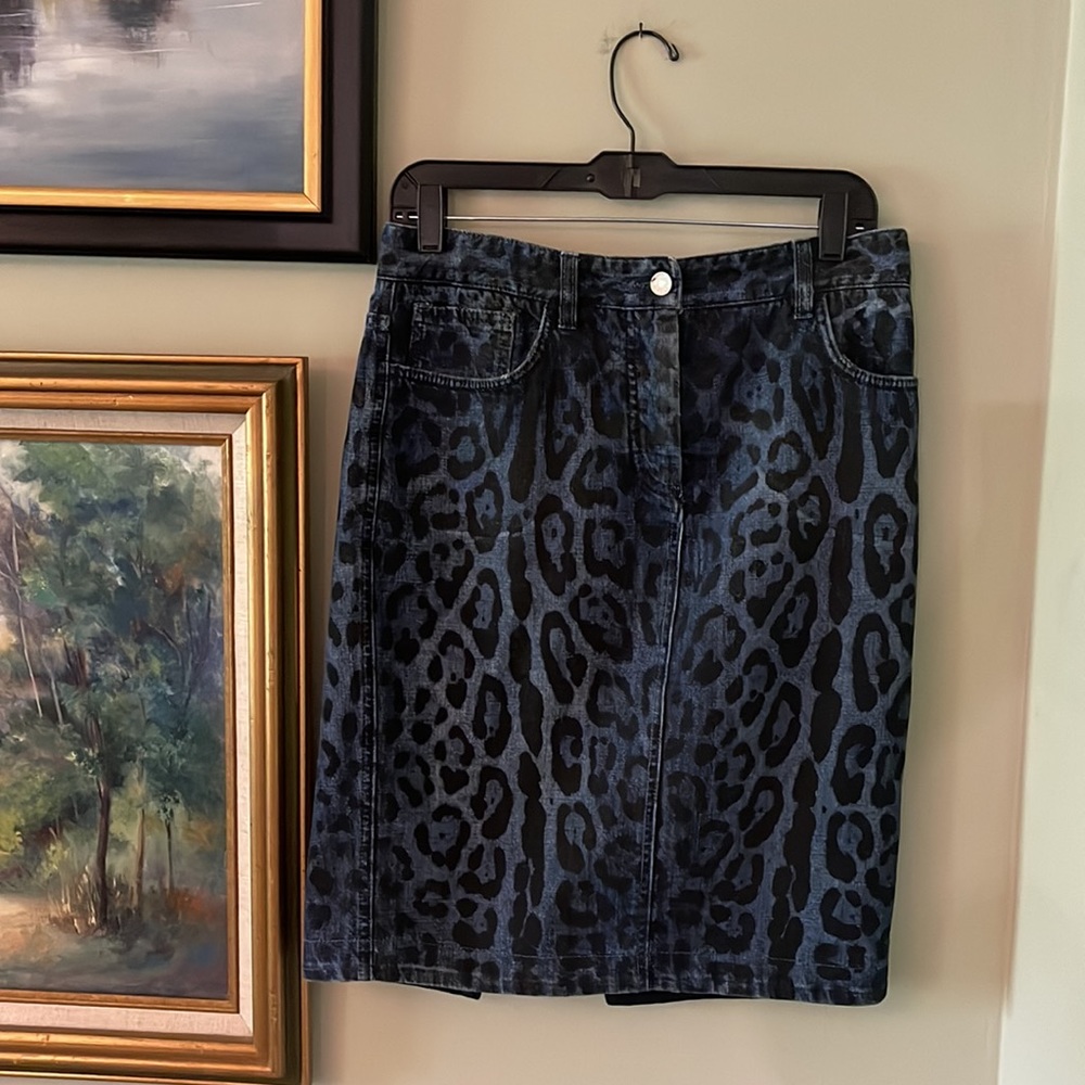 DOLCE & GABBANA Denim Skirt 🐆